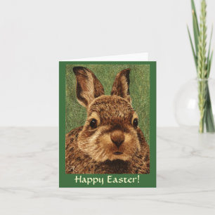 Carte Pâques - Bébé Cottontail Rabbit