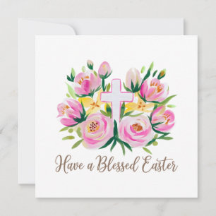 Carte Pâques Bénies