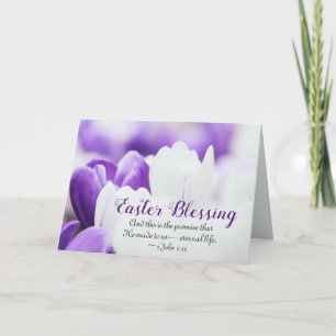 Carte Pâques bénissant le 2h25 1John ceci est la