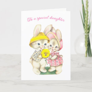 Carte Pâques - Carte Fête Fille Spéciale