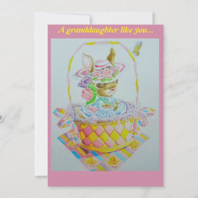 Carte Pâques de Grandgirl (Devant)