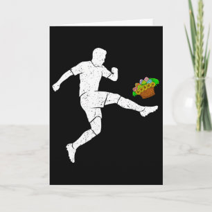 Carte Pâques Football Croquis Œufs Sport Garçons Filles