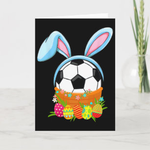 Carte Pâques Football Ll Jour de Pâques Drôle de Lapin d