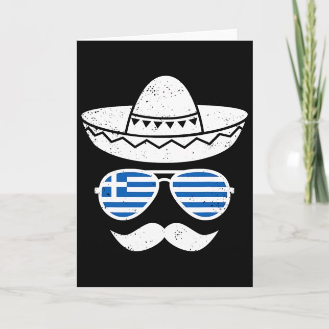 Carte Pâques grecques Sungles Cinco De Mayo Mexicains Ga (Devant)