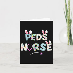 Carte Pâques mignonnes Pâques Poudre Lapin Oreilles Joye