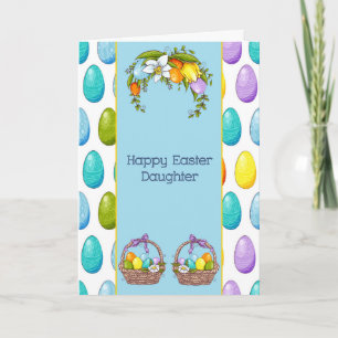 Carte Pâques pour fille