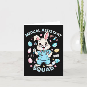 Carte Pâques Soins de santé Médicale Escouade Stant Bunn