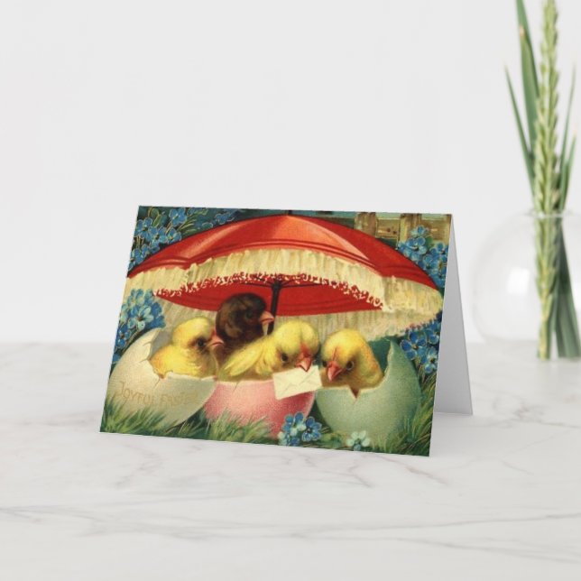 Carte Pâques vintage (1) (Devant)