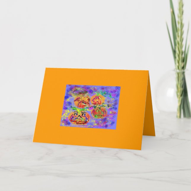 Carte Paquet de citrouille (Devant)