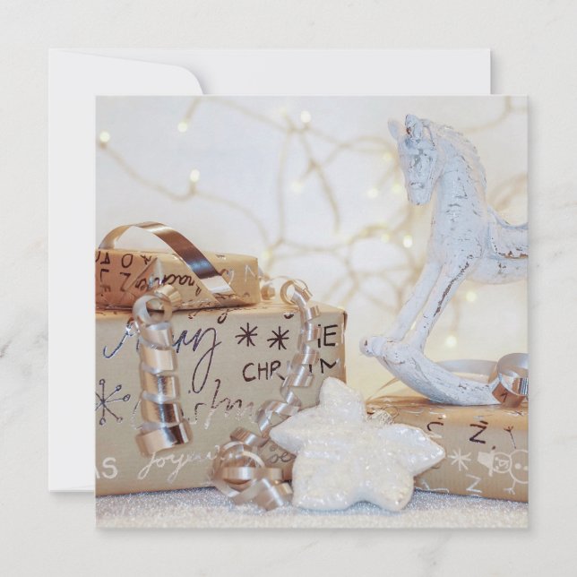 Carte Paquets Cadeaux de Noël (Devant)