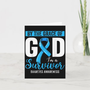 Carte Par La Grâce Dieu Je Suis Un Survivant Diabète Sur