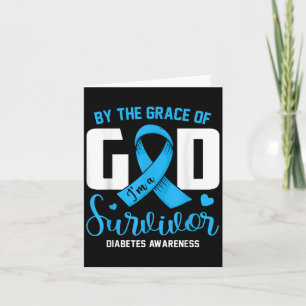 Carte Par La Grâce Dieu Je Suis Un Survivant Diabète Sur