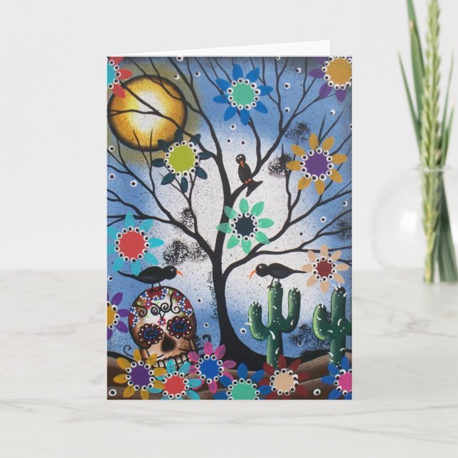 Carte Par le jour de Lori Everett_ du mort, mexicain, (Devant)