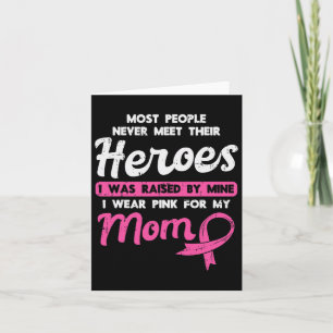 Carte Par My Heroe Pink Pour Maman Sensibilisation au ca
