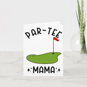 Carte Par tee Mama Golf Birthday Party Maman