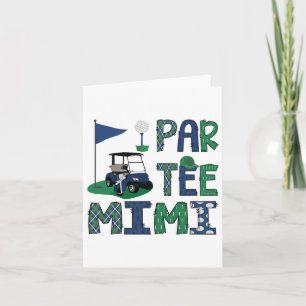 Carte Par tee Mimi Golf Lover Anniversaire Famille Matc