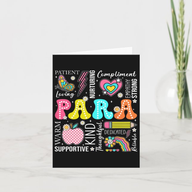 Carte Para Professional Educator 1er Jour De Retour À Sc (Devant)