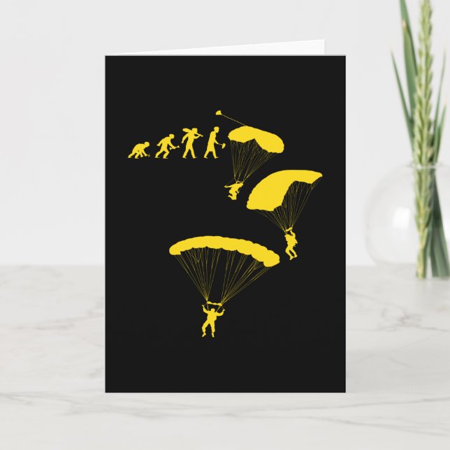 Carte Parachute Evolution Skydiver Skydiver (Devant)