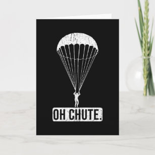 Carte Parachute Skydiving Oh Chute