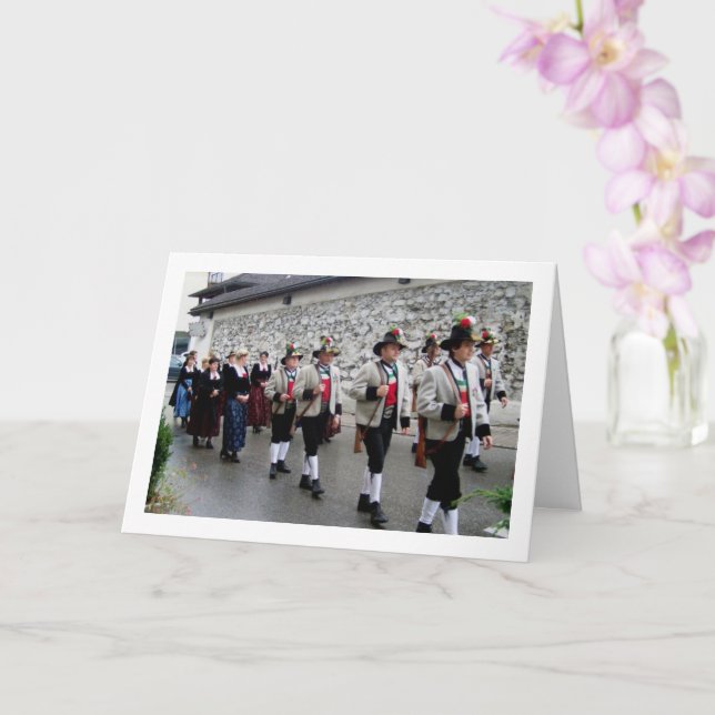 Carte Parade autrichienne (Orchidée)