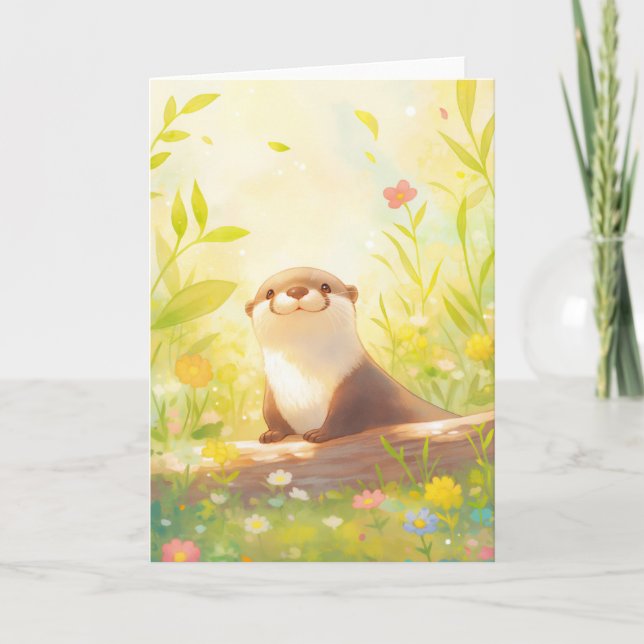Carte Paradis printanier de la loutre (Devant)