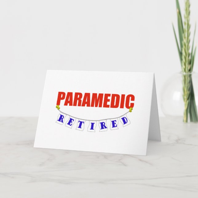 CARTE PARAMEDIC RETRAITÉ (Devant)