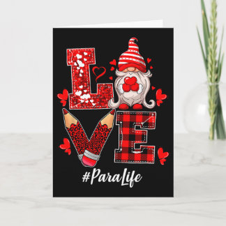 Carte Paraprofessionnel Para Squad Love Gnome Joyeux Val
