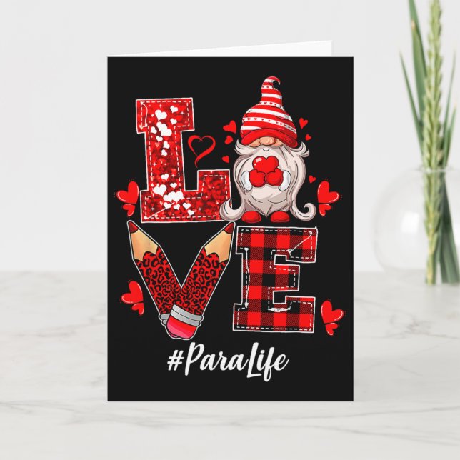 Carte Paraprofessionnel Para Squad Love Gnome Joyeux Val (Devant)
