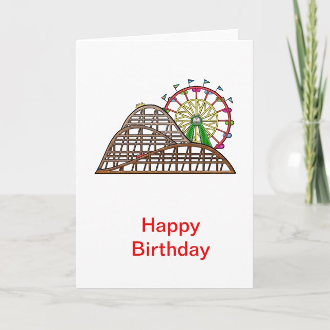 Carte Parc d'attractions (Devant)