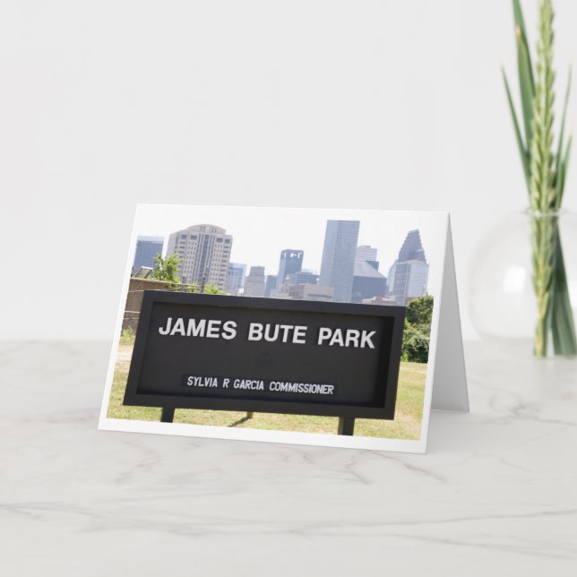 Carte Parc de Bute de James (Devant)