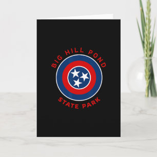 Carte Parc d'État de Big Hill Pond Tennessee Flag Tn Vac