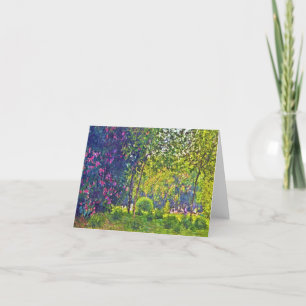 Carte Parc Monceau Claude Monet