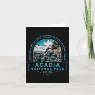 Carte Parc national Acadia Maine Usa Vacances Voyage Sou
