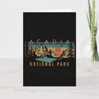 Carte Parc national d'Acadia 