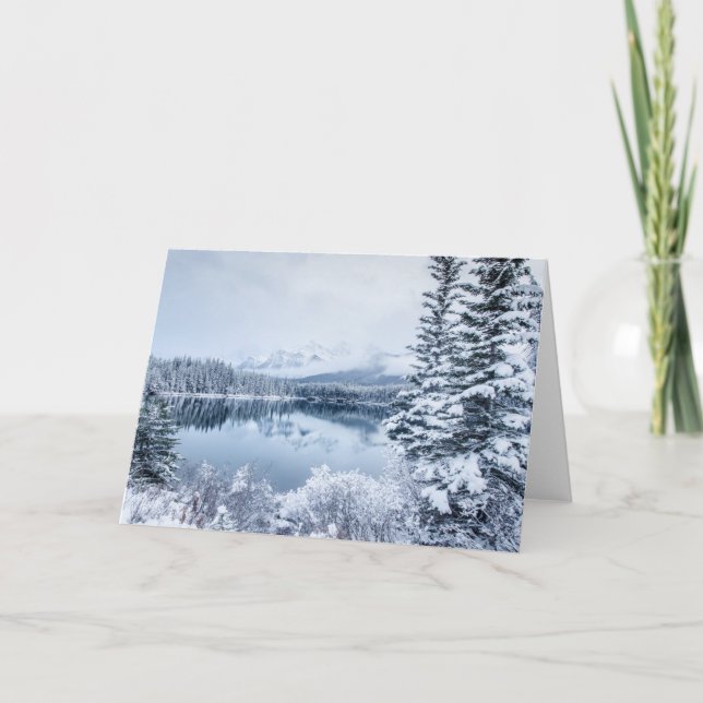 Carte Parc national de Banff en hiver (Devant)