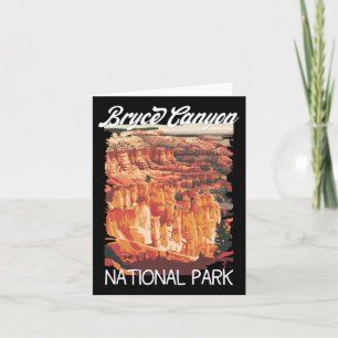 Carte Parc national de Bryce Canyon Vintage 2025 en état