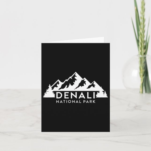 Carte Parc national de Denali Alaska Souvenir Mountain C (Devant)