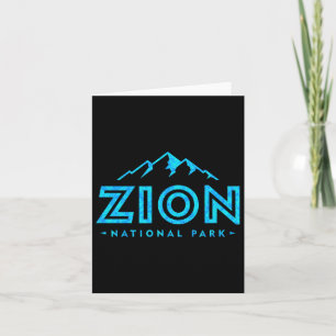 Carte Parc national de la Zion Retro Utah Mountain Femme