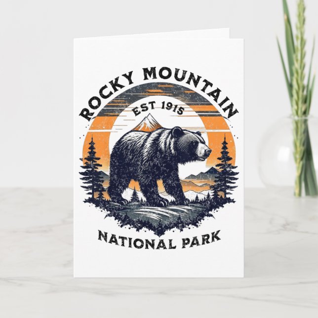 Carte Parc national de Rocky Mountain  (Devant)