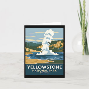 Carte Parc national de Yellowstone Randonnée de camping