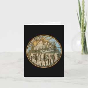 Carte Parc national de Yellowstone Randonnée des montagn