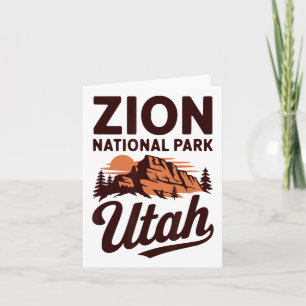 Carte Parc national de Zion impressionnant Inspiré de l'