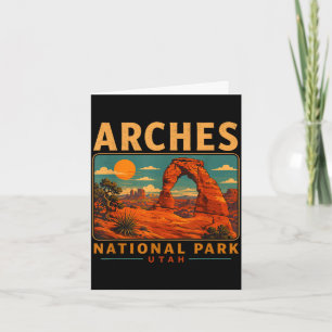 Carte Parc national des Arches Utah sentiers désertiques