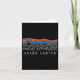Carte Parc national du grand canyon souvenir rétro campi