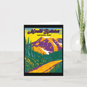 Carte Parc national du Mont-Retro Rainier Randonnée Camp