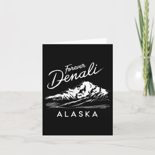 Carte Parc national Forever Denali Alaska (Devant)
