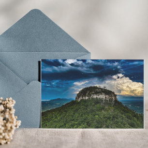 Carte Parc national Pilot Mountain NC   après la tempête