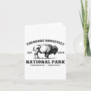 Carte Parc national Theodore Roosevelt Dakota du Nord Bi