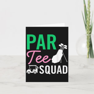 Carte Parc Tee Squad Amusant Anniversaire Golf Joueur Fa