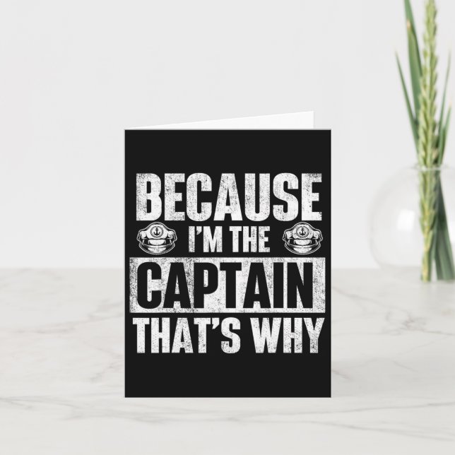 Carte Parce que je suis le Capitaine C'est pourquoi - Ba (Devant)
